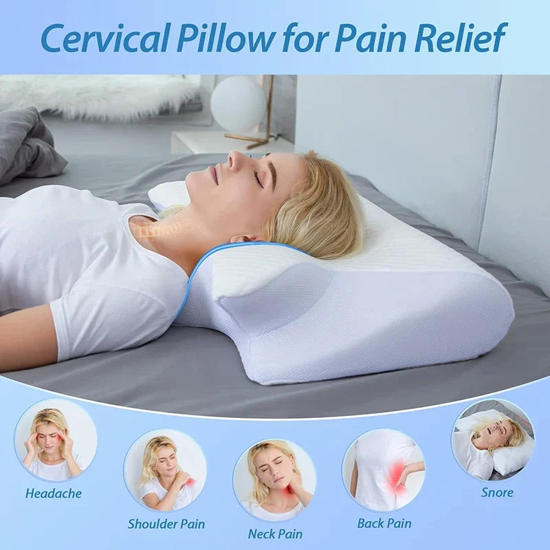 Memory Foam Cervical Support Pillow