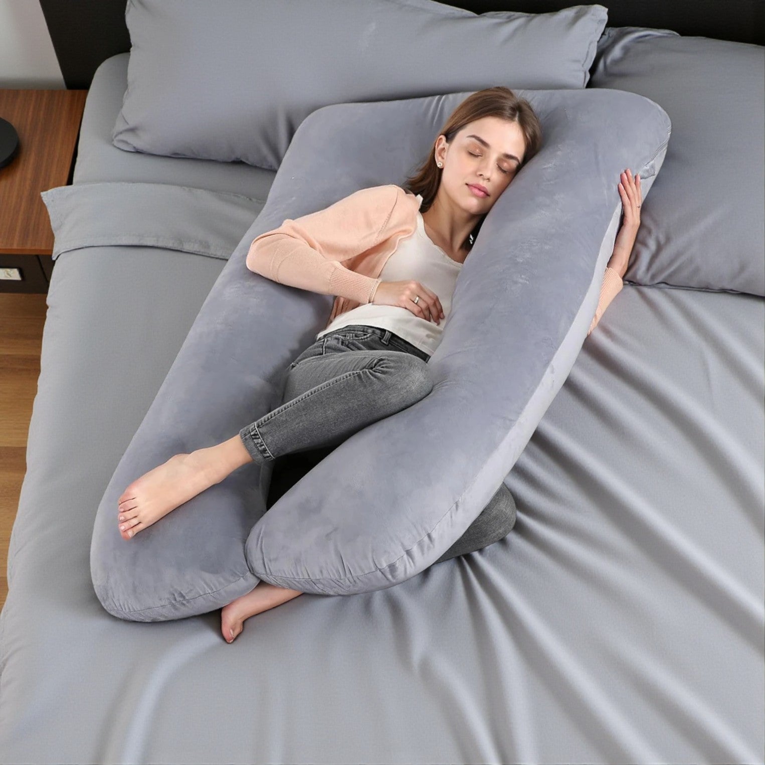 U-Shaped Full Body Pillow